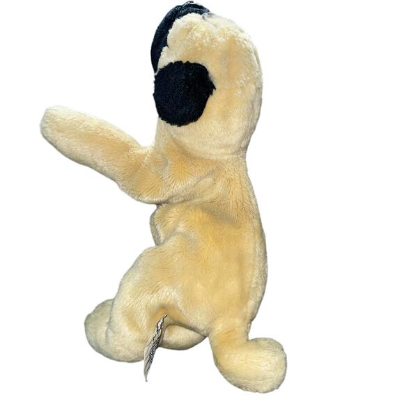 Yomiko Classics Plush Dog Russ Pug Pup Stuffed Animal Lot x2 Gift Realistic 17" - Picture 11 of 13